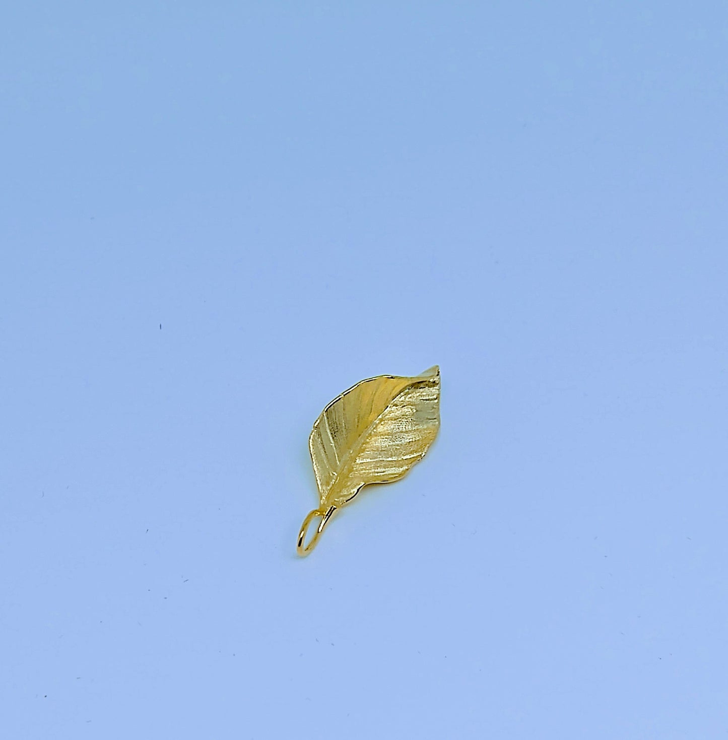 Pendentif "Feuille" en Argent Sterling