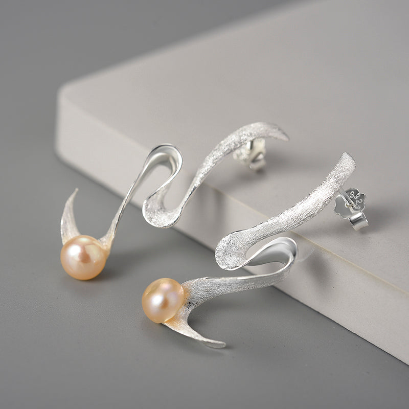 Boucles D'Oreilles En Argent Sterling 925 Avec Motif Celtique Unique Boucles D'Oreilles En Argent Sterling 925 Avec Motif Celtique Unique
